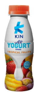 Kin A2 Yogurt Tropical Fruit 200Ml