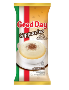 Good Day Kopi Instant Cappuccino W/Coklat Granul 10X25g