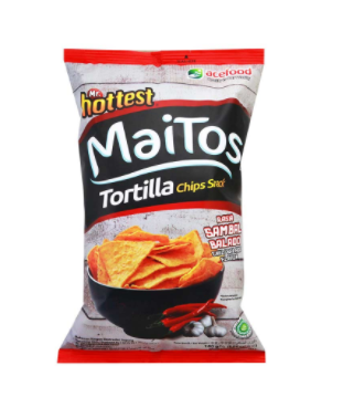 Mr.Hottest Snack Tortilla Chips Maitos Sambal Balado 140G