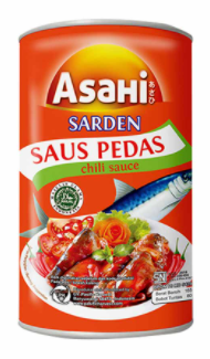 Asahi Sardines Saus Pedas 155G