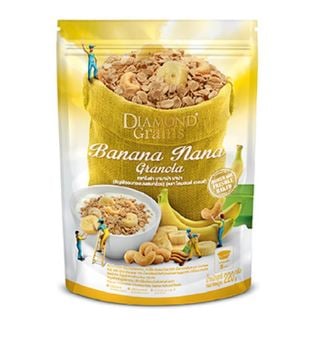 Diamond Grains Banana Nana Granola 220G