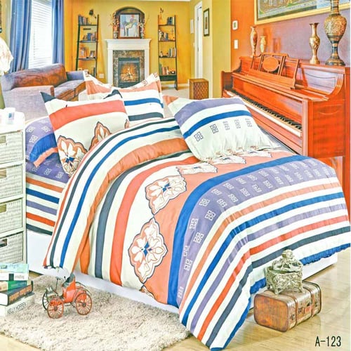 ROSEWELL Bed Cover Microtex Disperse 180x200cm A123