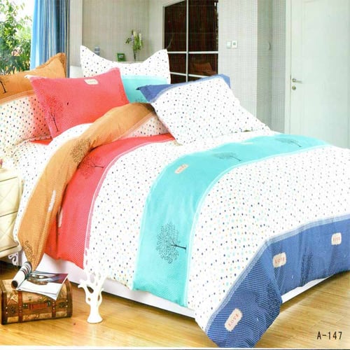 ROSEWELL Bed Cover Microtex Disperse 160x200cm A147