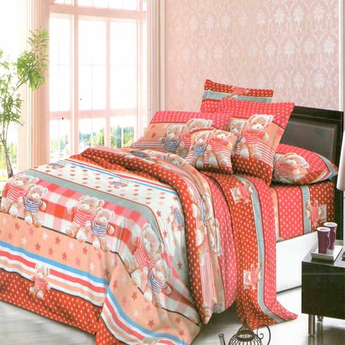 ROSEWELL Bed Cover Microtex Disperse 100x200cm 05211 Red