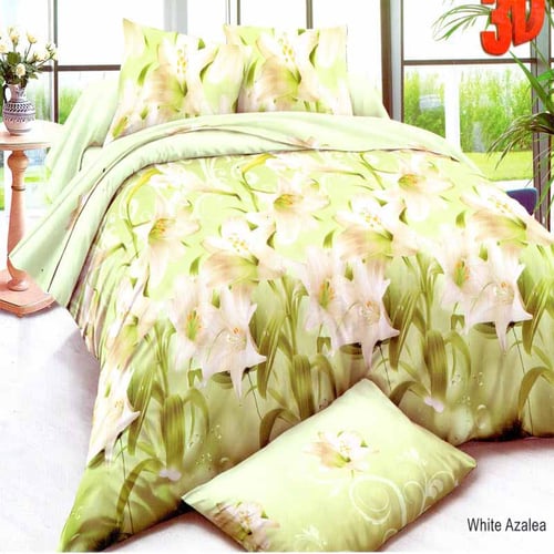 ROSEWELL Bed Cover Microtex Disperse 100x200cm White Azalea