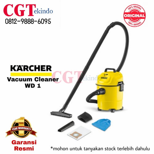 Mesin Penyedot Debu 15 Liter / Vacuum Cleaner Karcher WD1 Wet and Dry