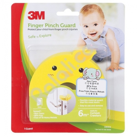 3M COMMAND SC11 Finger Child Finger Guard CHICK - Pelindung Anak dari Bahaya Terjepit - Kuning