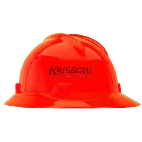 Helm Sefty Helmet Full Brim Red Krisbow 10178987