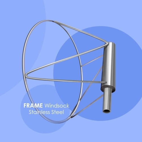 Frame Windsock Stainless Steel 60 cm