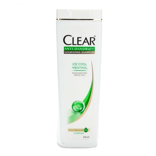 shampoo clear ice cool menthol 170 mlc