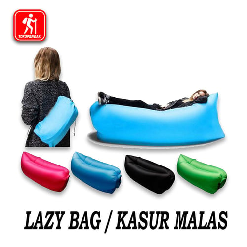 Lazy Bed Kasur Malas Santai Lamzac Sofa Camping Lazy Bag Murah