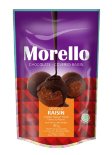 Morello Chocolate Coated Raisin 40g