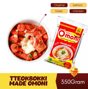 Tteokbokki / Topokki / Tokpoki Instan Omoni - Salmon
