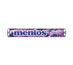 Mentos Candy Chewy Dragees Roll Anggur 37G