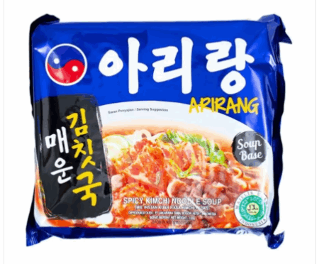ARIRANG Spicy Kimchi Noodle Soup 130gr - Mie Instant Korea