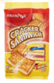 Munchys Cracker Sandwich / Kraker Krim Perisa Mentega 313gr