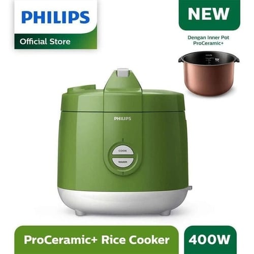 Philips HD3131/30 Rice Cooker 2 Liter Premium Green