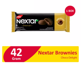 NEXTAR Brownies Choco Delight 40g 1 Box