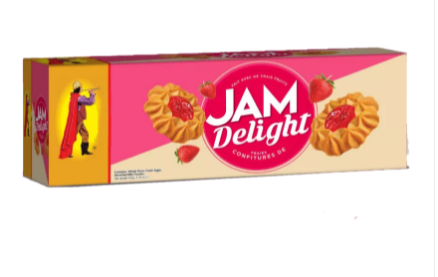 Biskuit Peek Freans Jam Delight Strawberry