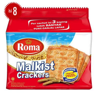 ROMA Malkist Crackers Bag 8pcs x 27g