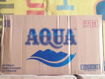 Aqua Air Mineral 220ml Aqua Gelas 220ml Dus Karton isi 48pcs