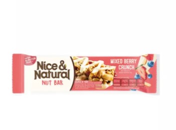 NICE & NATURAL Nut Bar Mixed Berry 30 GR