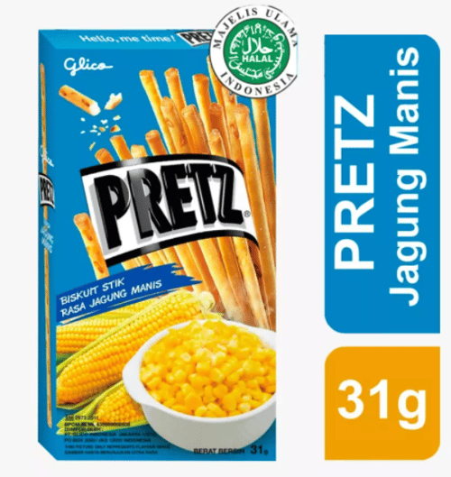 PRETZ Sweet Corn Stick Biscuit 31g