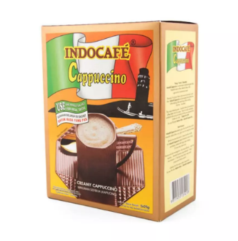 INDOCAFE Cappuccino Coffee 5 Sachet - Kopi Kapucino Instant Capucino mix