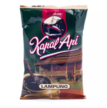 KAPAL API Kopi Hitam Lampung 185g - KAPALAPI Instant Black Coffee Powder