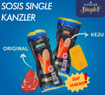 Sosis Single Kanzler Singles Original Keju Sosis Cimory