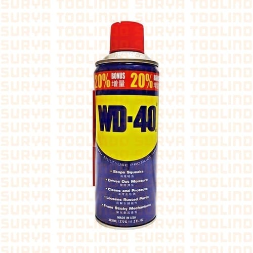 Lubricant Minyak Pelumas semprot serbaguna WD 40 / WD40 Spray 333 ml
