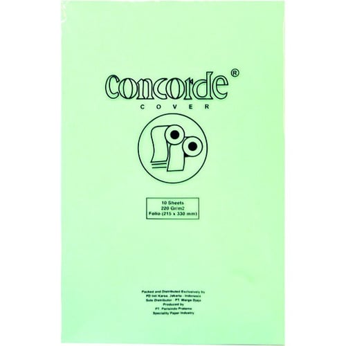CONCORDE Kertas F4 80530 220gr 1 Pack Isi 10 pcs