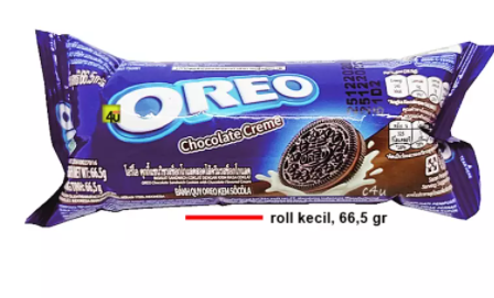 Oreo Biskuit Sandwich CHOCOLATE  ROLL PACK KECIL