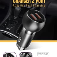 Car Charger V-GeN VCC2-03 Fast Charging QC3.0 Charger Mobil VGEN