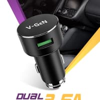 Car Charger V-GeN VCC2-04 Dual USB 3.6A Charger Mobil VGEN 2 Ports