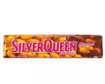 Silver Queen Almond Coklat Kacang Almond - 65gr