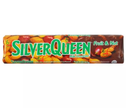 Silver Queen Fruit & Nut Coklat Rasa Buah Dan Kacang - 65gr