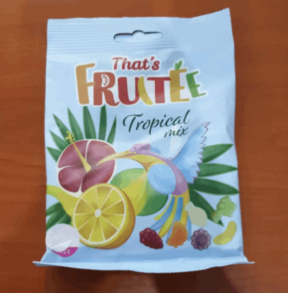 Thats Fruitee Tropical Mix Gummy Candy 80gr