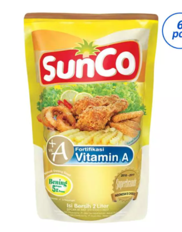 Sunco Minyak Goreng 2 L/ 6 pcs