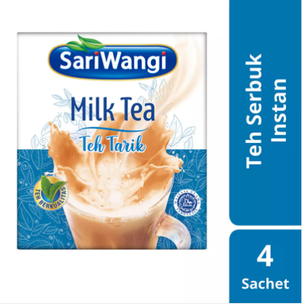 SARIWANGI Milk Tea Teh Tarik 4 s