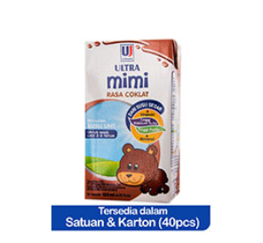 Ultra Mimi Susu Cair Uht Chocolate 125Ml