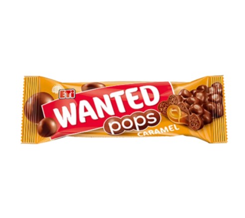 Coklat ETI Wanted Pops Caramel 28g