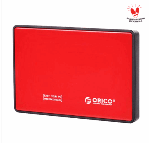 ORICO 2588US3 Tool Free USB 3.0 2.5 Inch SATA External Hard Drive Enclosure Red