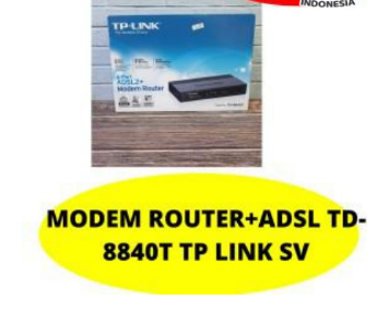 MODEM ROUTER ADSL TD-8840T TP LINK SV