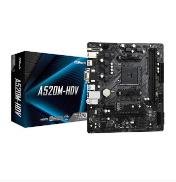 ASROCK A520M-HDV Motherboard AMD AM4 DDR4 A520