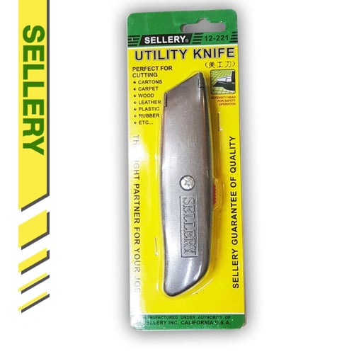 SELLERY UTILITY KNIFE / GAGANG CUTTER TRAPESIUM SELLERY 12-221