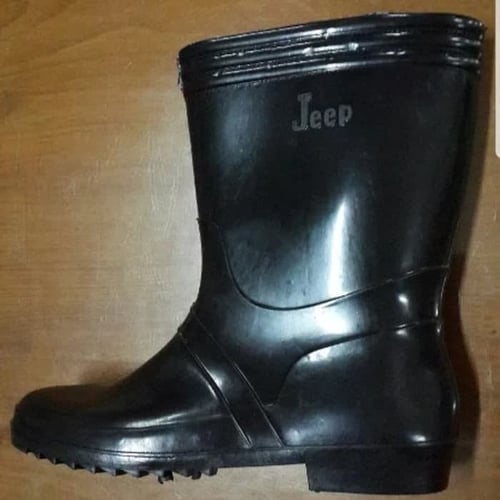 sepatu boots jeep karet hitam safety sepatu boot hitam sepatu boot