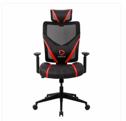 Onex GE300 Premium Quality Mesh Gaming Chair Black Red