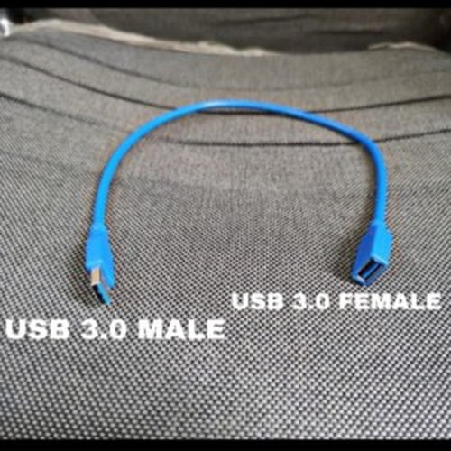 KABEL USB 3.0 EXTENSION 50CM PERPANJANGAN MALE FEMALE 50 CM