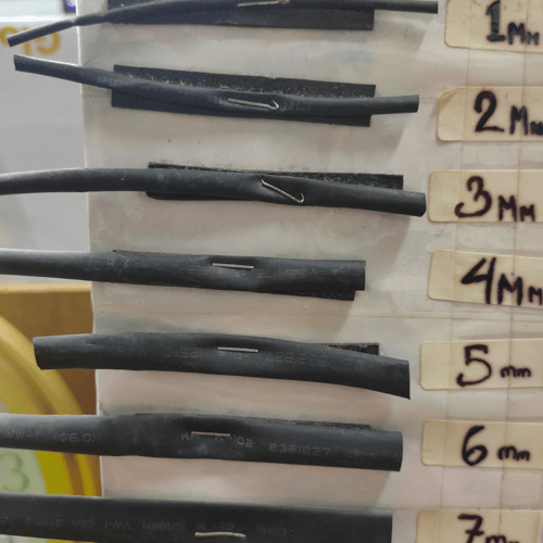 Heat Shrink Tube Kabel selongsong Bakar hetsring tubing 3mm pjg 10cm